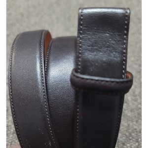 Trafalgar Dark Brown Cortina Leather 25mm Compression Belt‎ Strap Size 38
